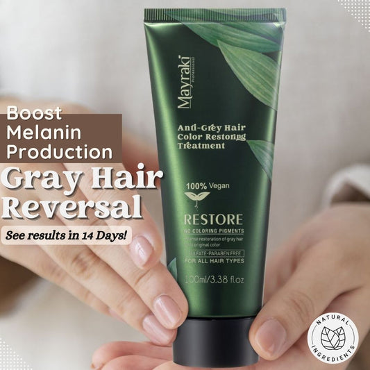 Mayraki Anti-Grey Restoring Treatment – Dites adieu aux cheveux gris naturellement