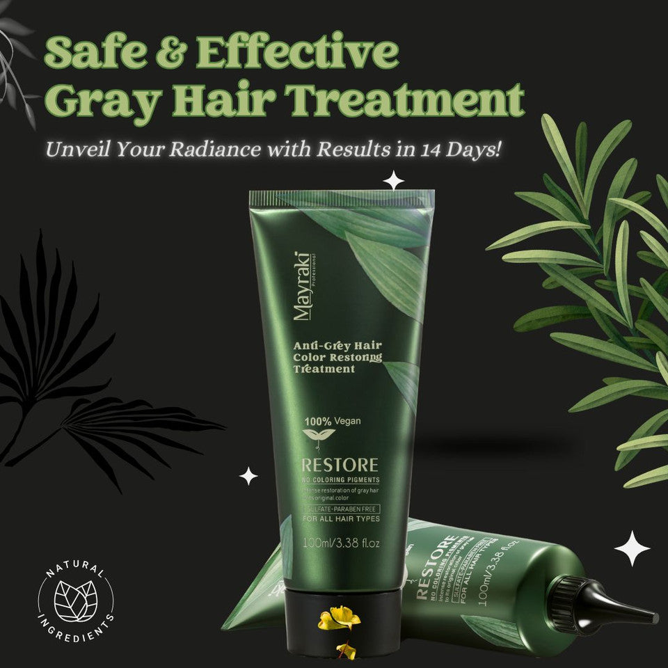 Mayraki Anti-Grey Restoring Treatment – Dites adieu aux cheveux gris naturellement