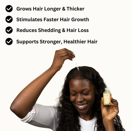 زيت Veganic Natural Hair Growth Oil الطبيعي 100%