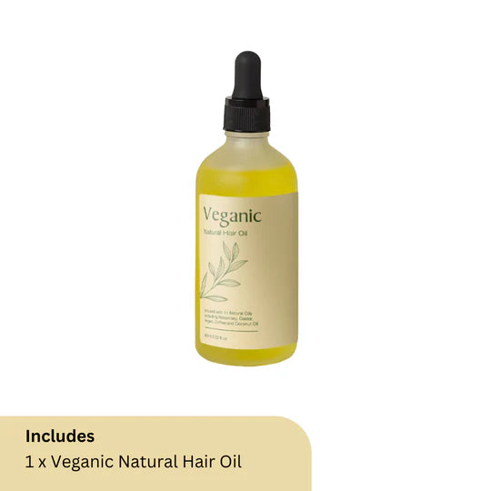زيت Veganic Natural Hair Growth Oil الطبيعي 100%